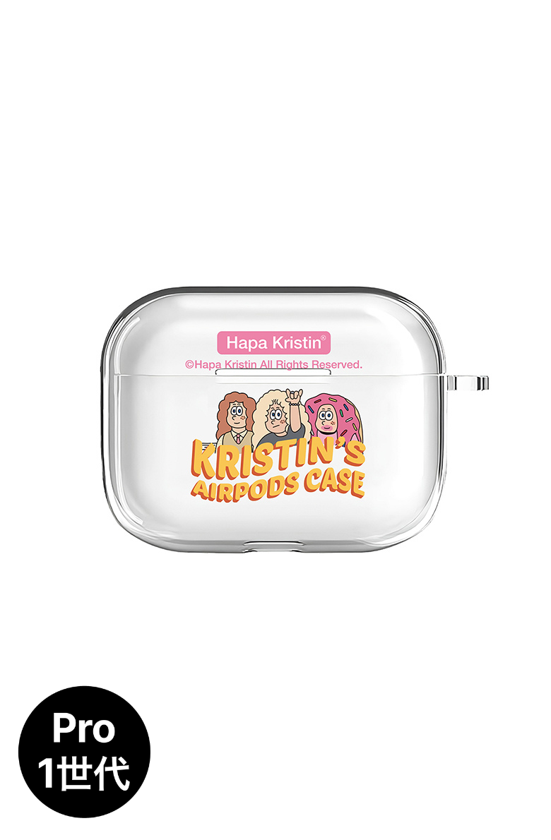 HAPA AirPods Pro(第1世代) クリア ケース - クリスティン HAPA AirPods Pro(第1世代) クリア ケース - クリスティン