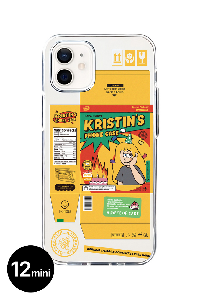 HAPA iPhone 12 Mini クリアソフトケース - イエロー