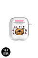 HAPA AirPods(第1/第2世代) クリア ケース - ネコ